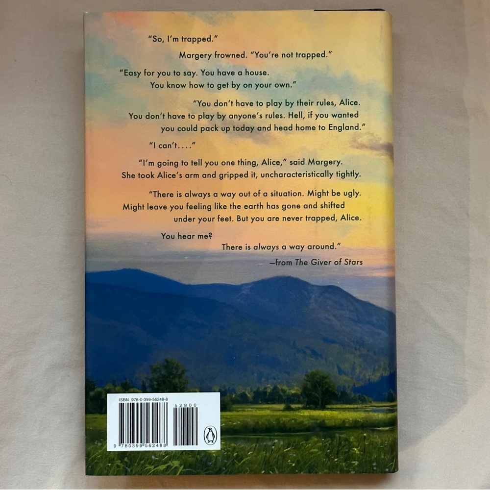 The Giver of Stars by Jojo Moyes | Historical Fiction, Romance | Hardcover Book - Picture 2 of 6